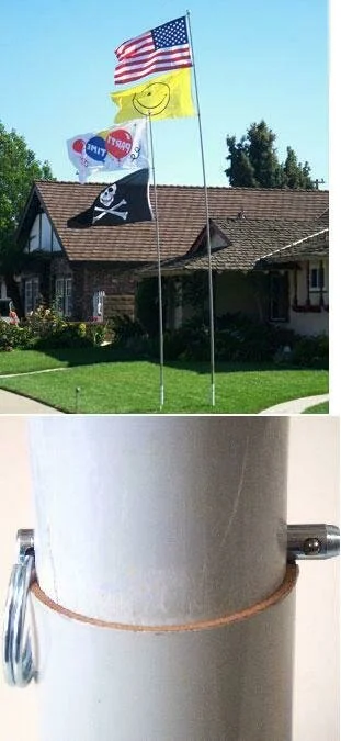 Gnarly Collapsible 16′ Flagpole – Camp Flagpole