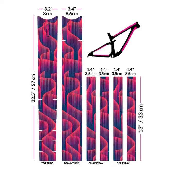 Ground Keeper Frame Keeper, Aurora Pink Glossy NLS