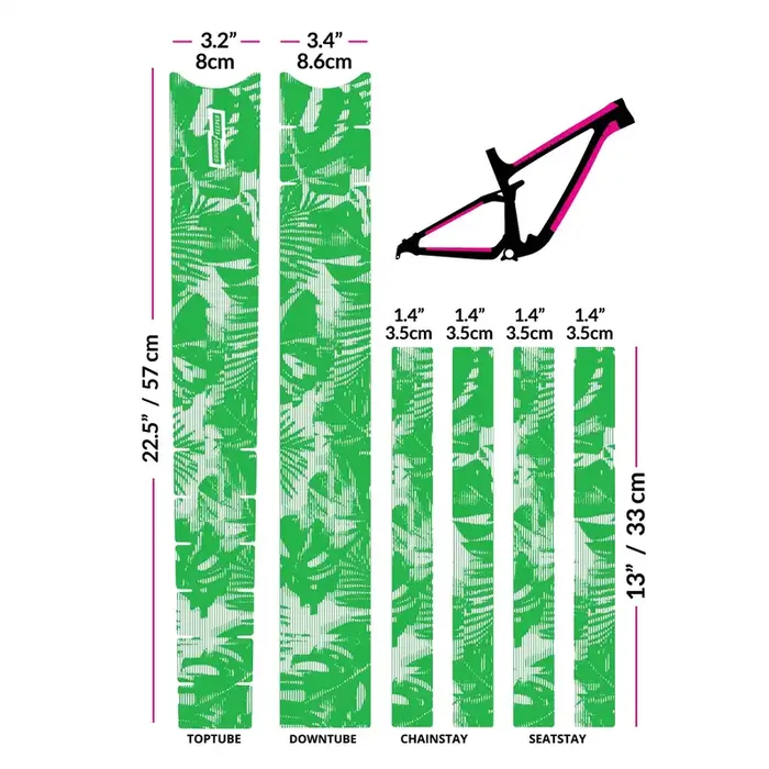 Ground Keeper Frame Keeper, Tropical Glitch Lime Matte NLS