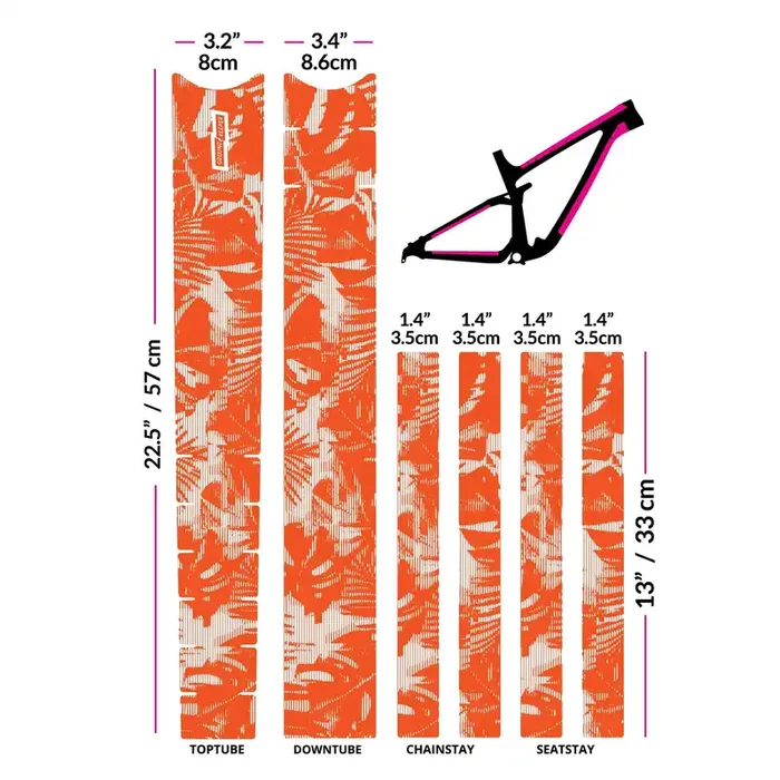 Ground Keeper Frame Keeper, Tropical Glitch Tangerine Glossy NLS
