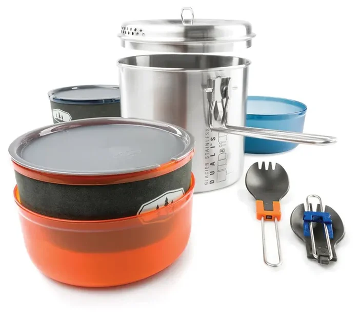 GSI Glacier Dualist Compact and Efficient Camping Cookware Set