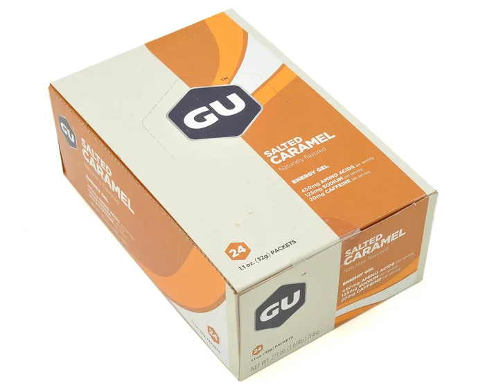 GU Energy Gel (Salted Caramel) (24 | 1.1oz Packets)