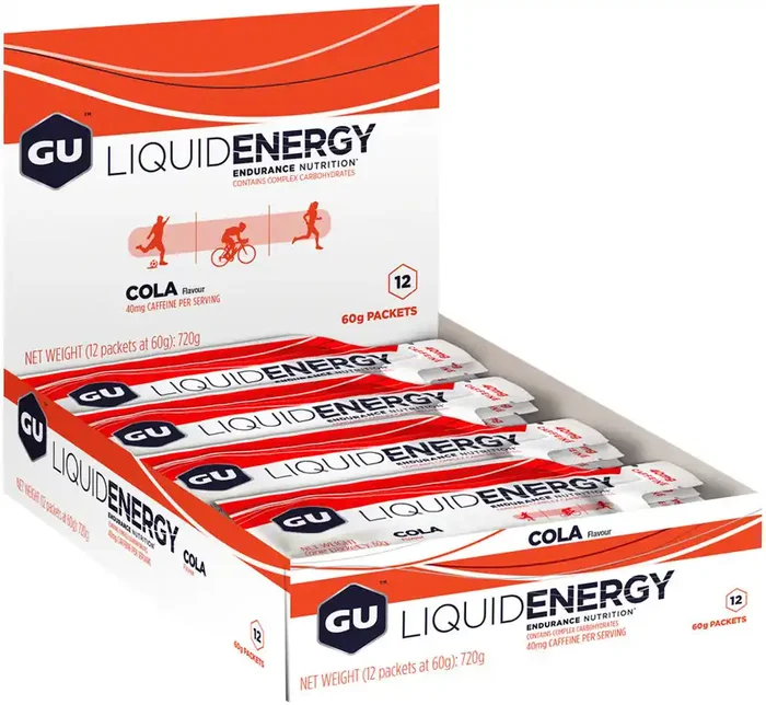 GU Liquid Energy Gel – Box Cola, Box of 12