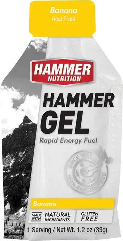 Hammer Gel Banana, 24 Single Serving Packets