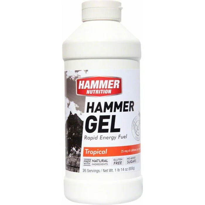 Hammer Nutrition Hammer Gel: Tropical (with caffeine) 20oz