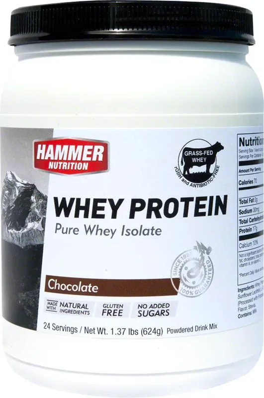 Hammer Whey Protein Powder — Post-Workout Recovery, Gluten-Free, Low Sugar, High-Quality Isolate, Vanilla & Chocolate Flavors, Muscle Support
