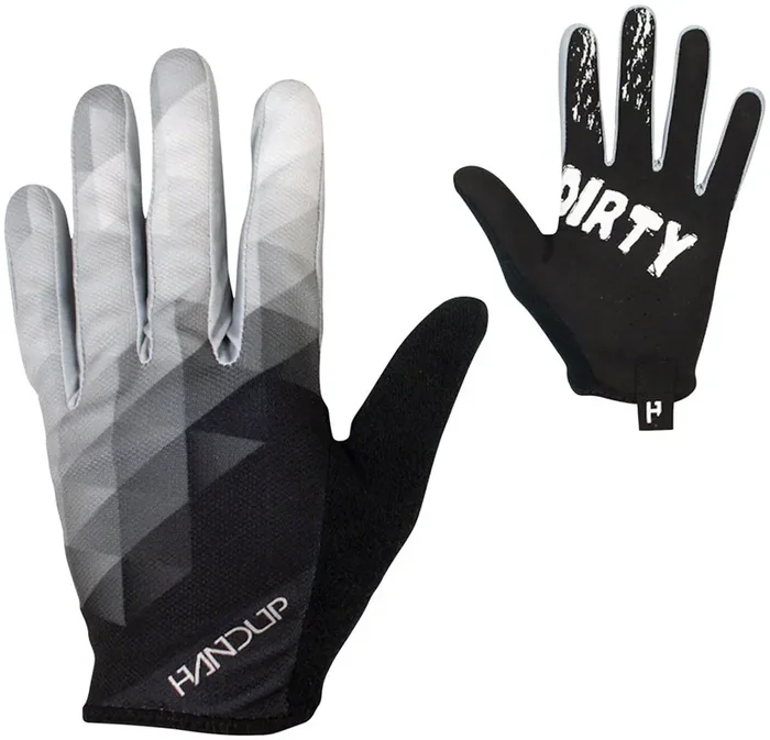 Handup Most Days Glove – Black/White Prizm, Full Finger, Large