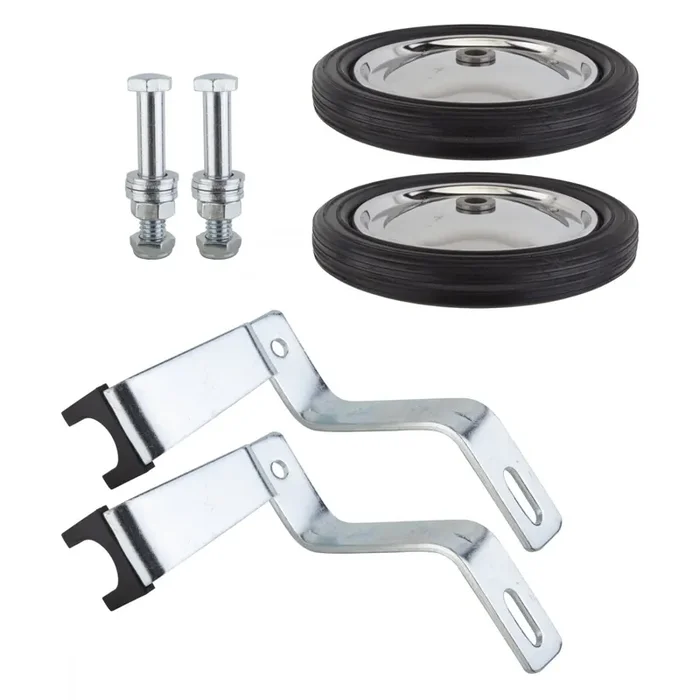Heavy Duty Bicycle Training Wheels for 16″ & 20″ Bikes Oversize Steel Arm, Alloy Frame Compatibility, Durable High-Strength Steel, Supports Up to 65lbs
