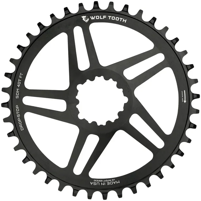 High-Performance Aluminum SRAM Chainrings 40t & 42t — Direct Mount, Drop-Stop Technology, 9-12 Speed Compatible, MTB & Road Cycling