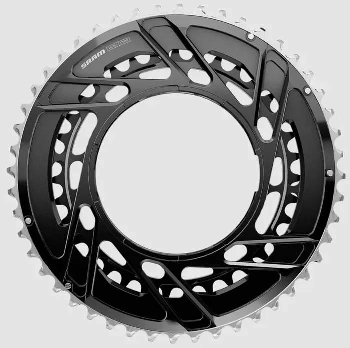 High-Performance SRAM Force 2x Thread Mount Aluminum Chainrings for 12-Speed E1 AXS, Lightweight Stiffness & Power Meter Compatibility