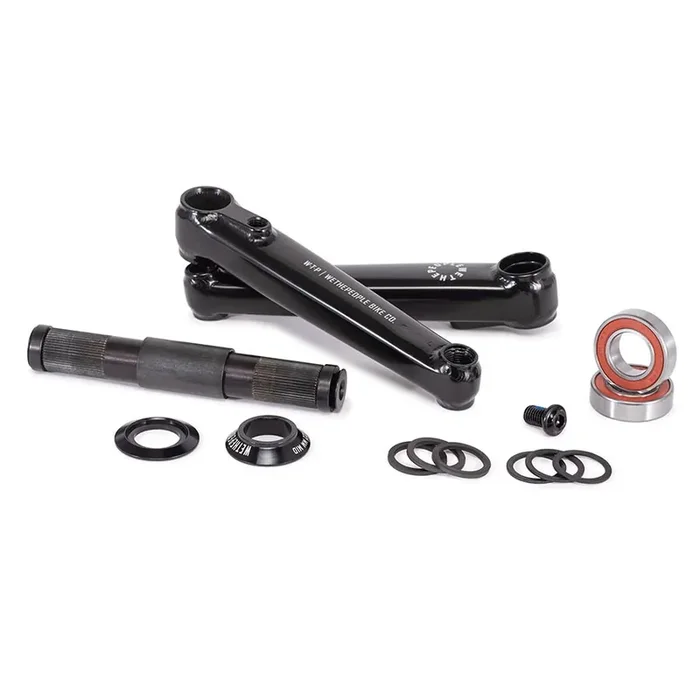 High-Performance Steel BMX Cranksets & Bottom Brackets Durable Cr-Mo Materials, 22mm Spindle, Various Lengths, RSD/LSD Compatible