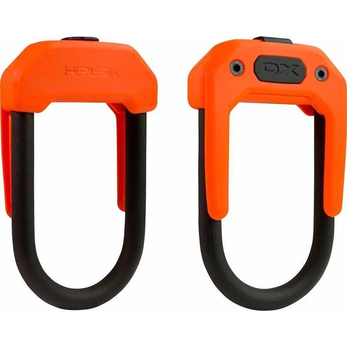 Hiplok DX Wearable Bike U-Lock – 3.34 x 5.9″, Keyed, Orange
