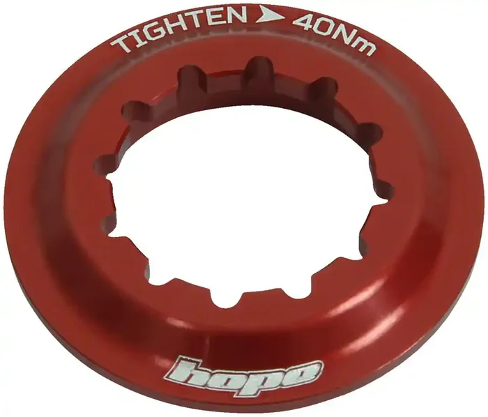Hope Center Lock Disc Lockring – Red Compatible With Other Manufacturers