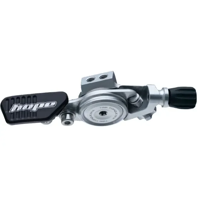Hope CNC Machined Dropper Lever with Adjustable Leverage & Reach – Compatible with SRAM & Hope Master Cylinders for Bicycle Dropper Post Controls