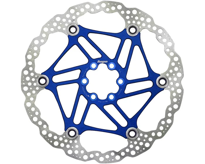 Hope Floating Disc Brake Rotor (Blue) (6-Bolt) (200mm)