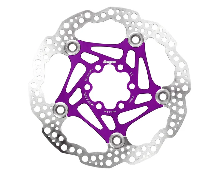 Hope Floating Disc Brake Rotor (Purple) (6-Bolt) (160mm)