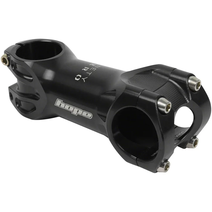 Hope Hope XC Bike Stem – 31.8 Clamp, +/-0, 1 1/8″, Black