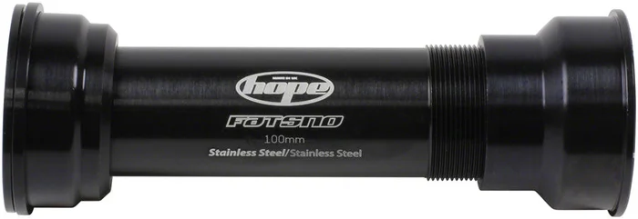 Hope PressFit 41 Bottom Bracket – 121mm Fat Bike For 24mm Spindle Stainless BLK