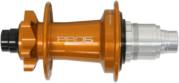 Hope Pro 5 Rear Hub – 12 x 148mm 6-Bolt XD Orange 28H