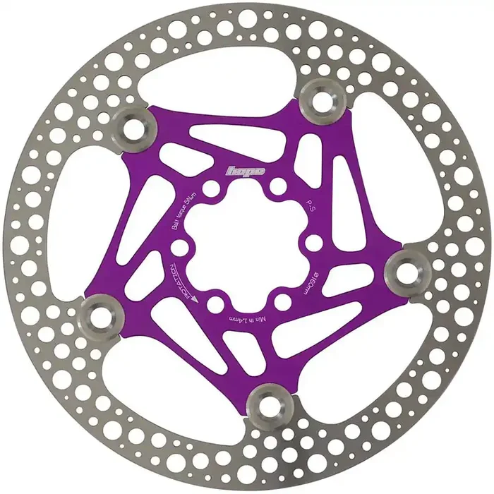 Hope Road Floating Rotor, 160mm, Purple