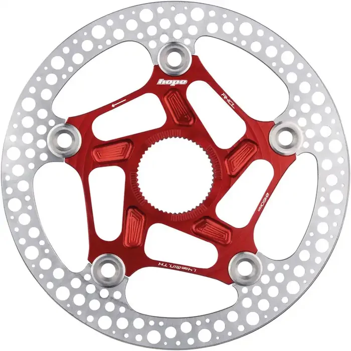 Hope RX Disc Rotor – 160mm, Center-Lock, Red