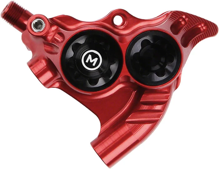 Hope RX4+ Disc Brake Caliper – Rear Flat Mount Direct +20mm Mineral Oil Red