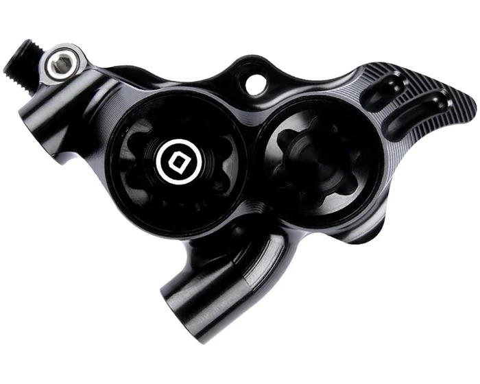 Hope RX4+ Road/Gravel Disc Brake Caliper (Black) (Hydraulic) (Front or Rear) (Standard Flat Mount) (DOT)