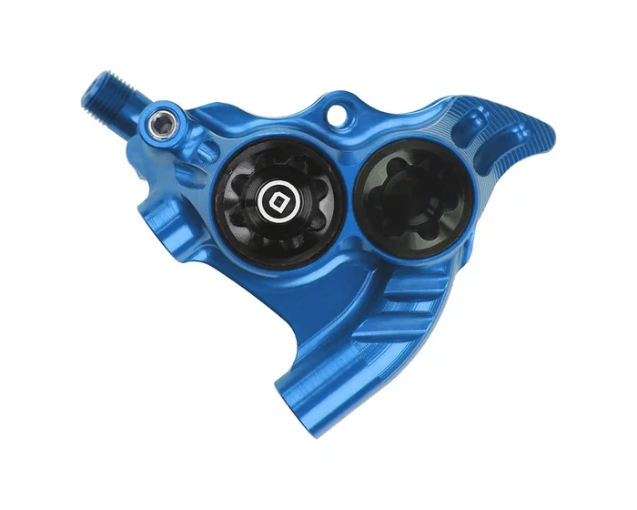 Hope RX4+ Road/Gravel Disc Brake Caliper (Blue) (Hydraulic) (Front or Rear) (Flat Mount Direct+20) (DOT)