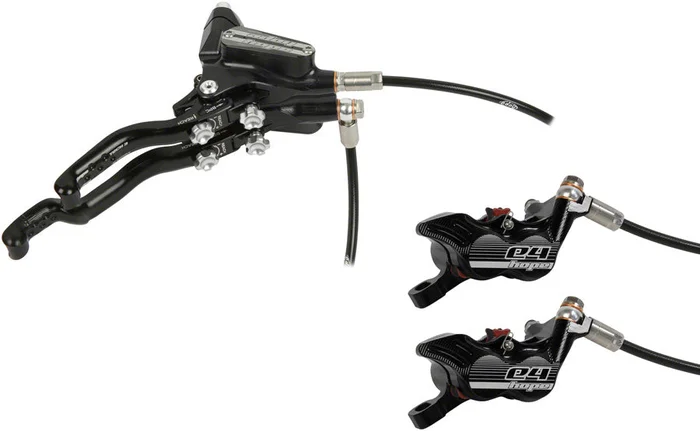 Hope Tech 3 E4 Duo Disc Brake Lever – Right Hand Front Rear Hydraulic Post Mount BLK