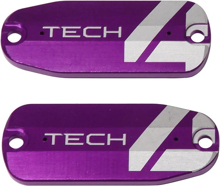 Hope Tech 4 Brake Lever Reservoir Lid – Purple Pair