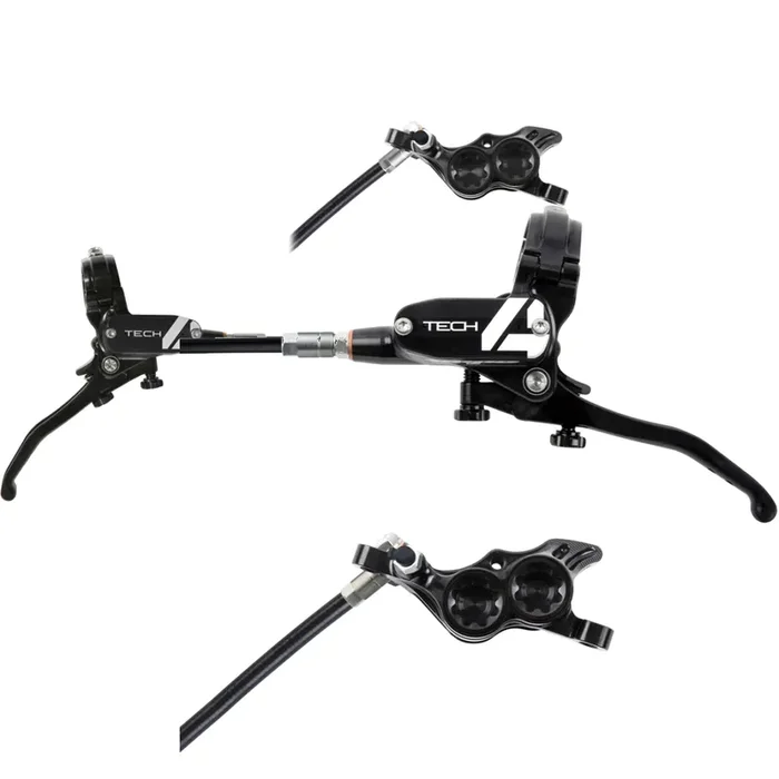 Hope Tech 4 E4 Hydraulic Disc Brake Set – Front & Rear, Enduro & Trail Performance with Adjustable Reach
