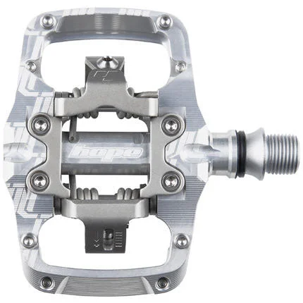 Hope Union TC Pedals – Dual Sided Clipless with Platform 9/16″ Silver