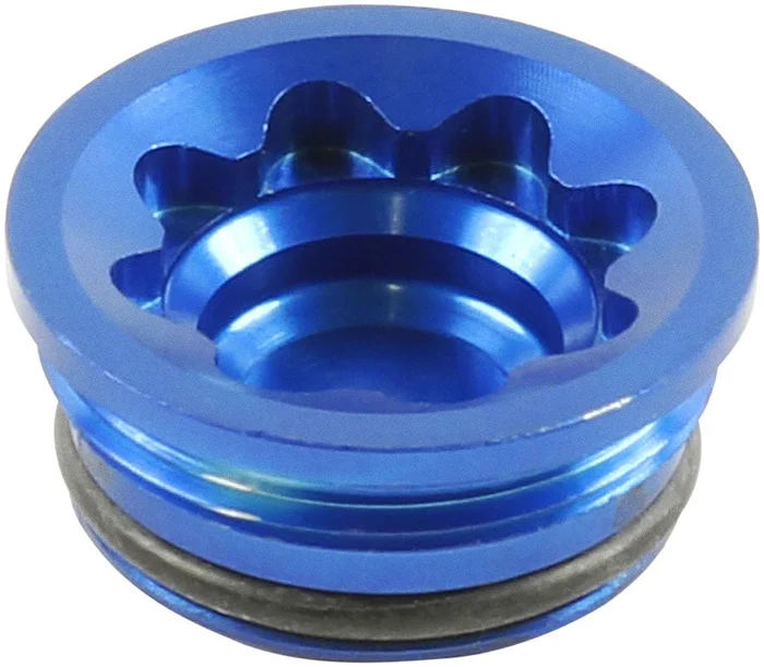 Hope V4 Small/E4 Disc Brake Caliper Bore Cap – Blue