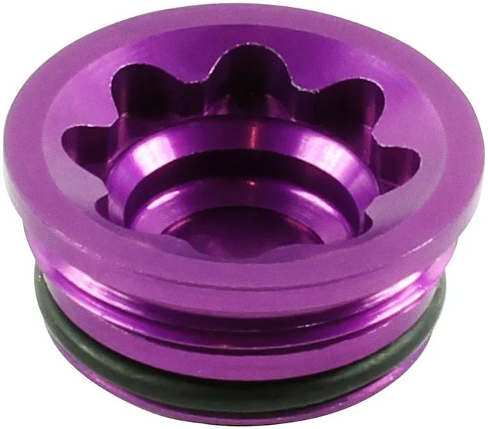 Hope V4 Small/E4 Disc Brake Caliper Bore Cap – Purple
