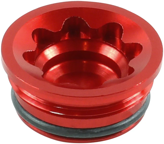Hope V4 Small/E4 Disc Brake Caliper Bore Cap – Red