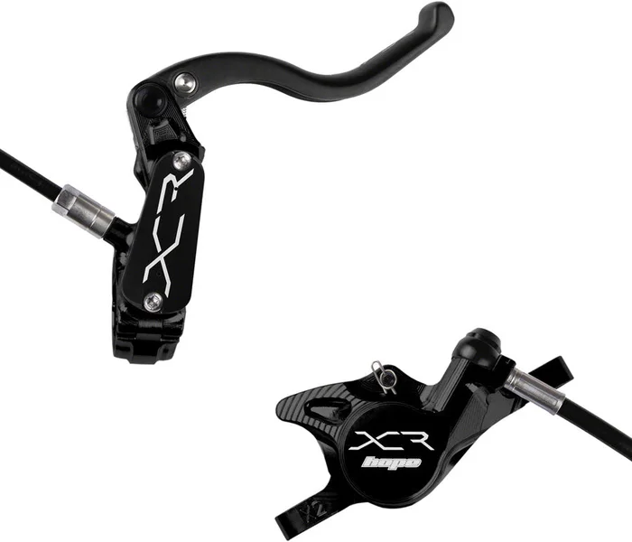 Hope XCR Pro X2 Disc Brake and Lever Set – Rear Hydraulic Post Mount Black