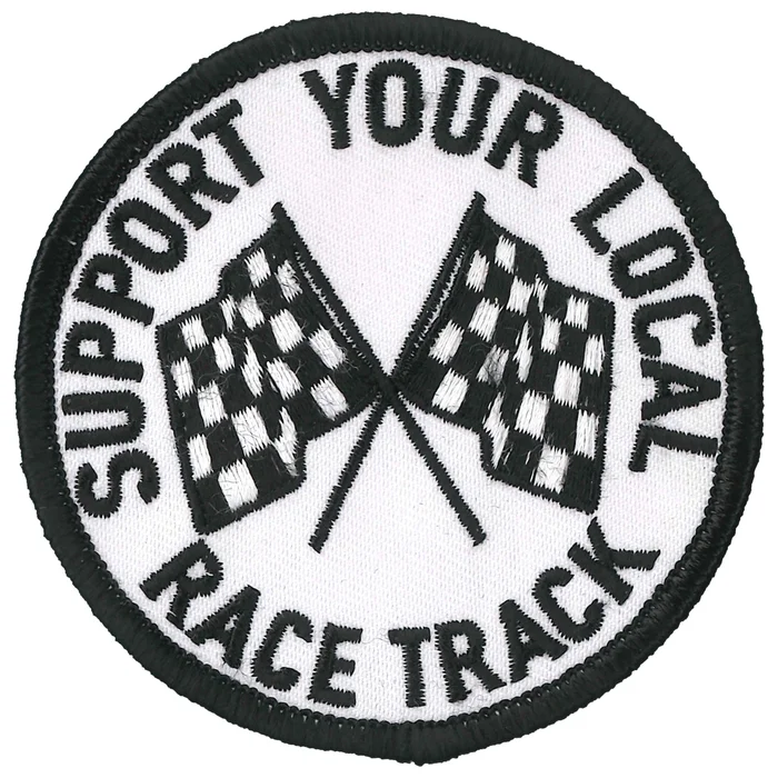 Hot Leathers Support Your Local Racetrack 3″ Patch