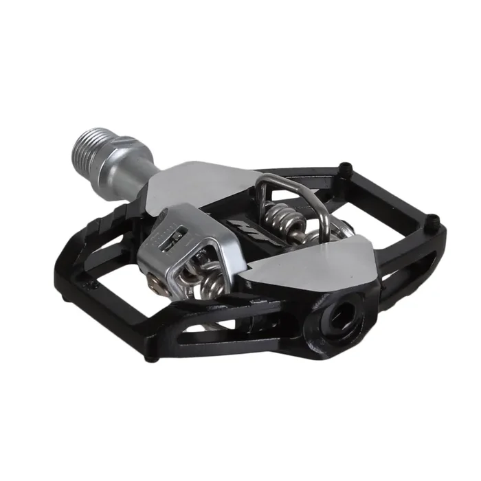 HT Pedals GT1 Clipless Platform Pedals, CrMo – Black/Silver