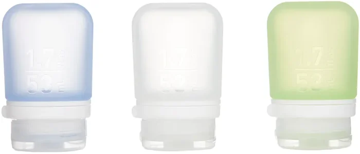 Humangear Gotoob+ 3-Pack Small Clear/Green/Blue Travel Containers Set