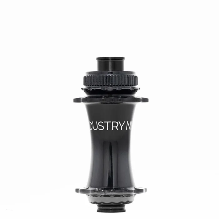 Industry Nine Solix Classic Front Hub – 15 x 110mm Center-Lock Black 28H
