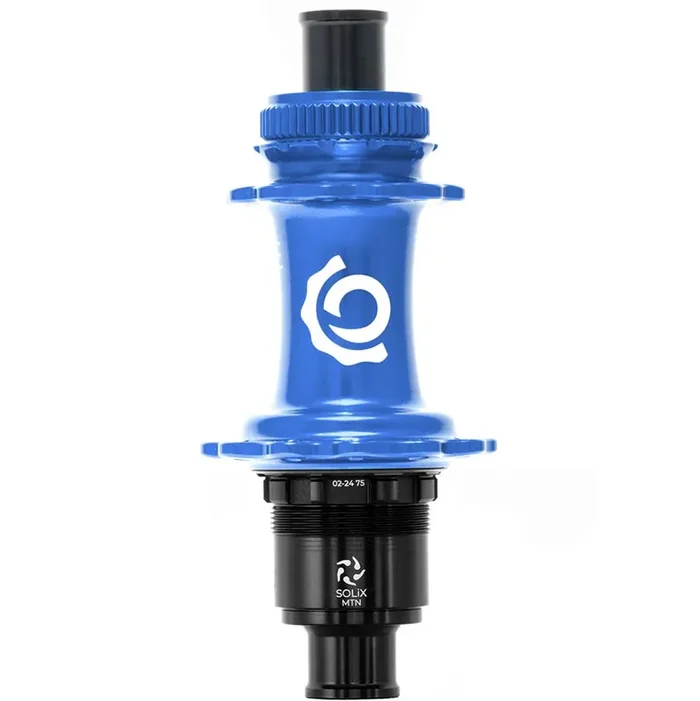 Industry Nine Solix M Classic Rear XD, Disc Hub, Rear, 24H, 12mm TA, 148mm, SRAM XD, Blue