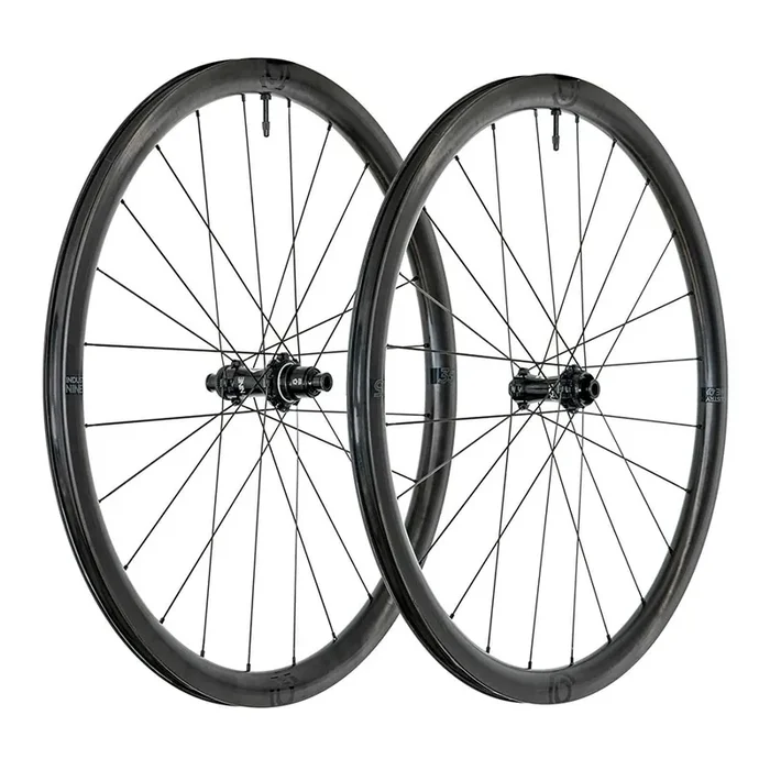 Industry Nine Solix SL i9 35 Wheelset – Carbon Alloy 700C/622 Road & Gravel Wheels with CX-Ray Spokes, High Engagement Freehub, Disc Lock, Tubeless Ready