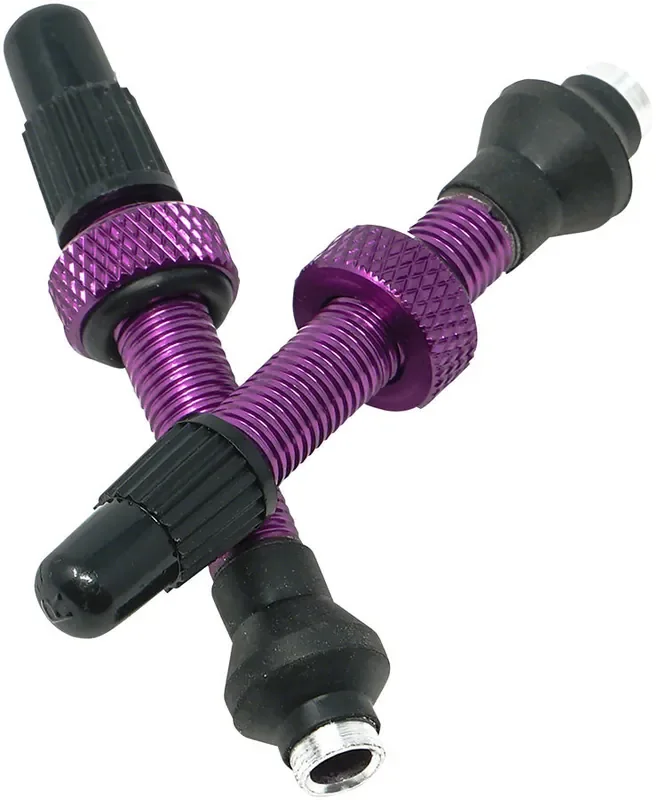 Industry Nine Tubeless Valves – 40mm, Purple, Pair
