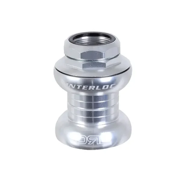 Interloc Racing Design Double Roller Drive Headset, 1″ Threaded – Silver