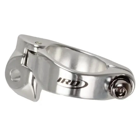 Interloc Racing Design Front Derailleur Braze-On Clamp, 28.6mm – Silver