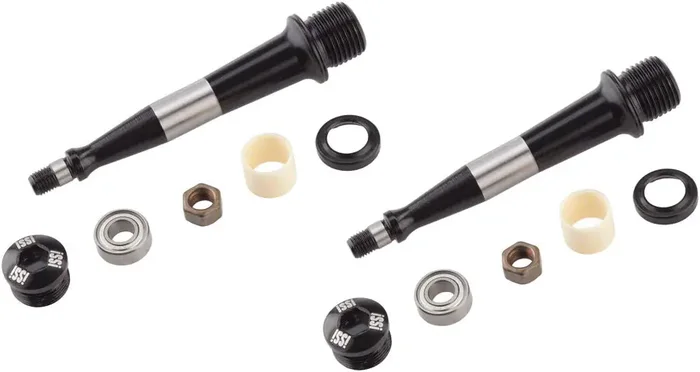 iSSi Bushing and Bearing Spindle Rebuild Kit Standard Length (52.5mm), Black