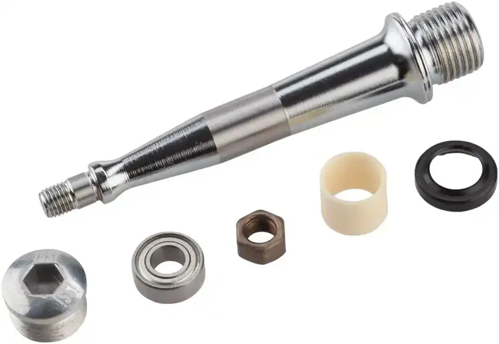 iSSi Bushing and Bearing Spindle Rebuild Kit Standard Length (52.5mm), Silver
