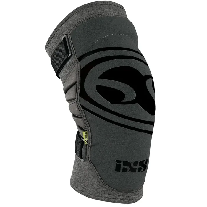 iXS Carve Evo+ Knee Guard gGey XS Anti-Bacterial, LoopLockTM Closures