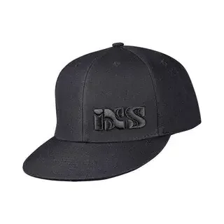 iXS Playground Basic Snap Back Hat, Standard Fit, Black with Black Logo
