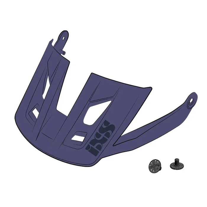 iXS Replacement Visor for Trigger All Mountain Helmet Grape Includes Hardware ML